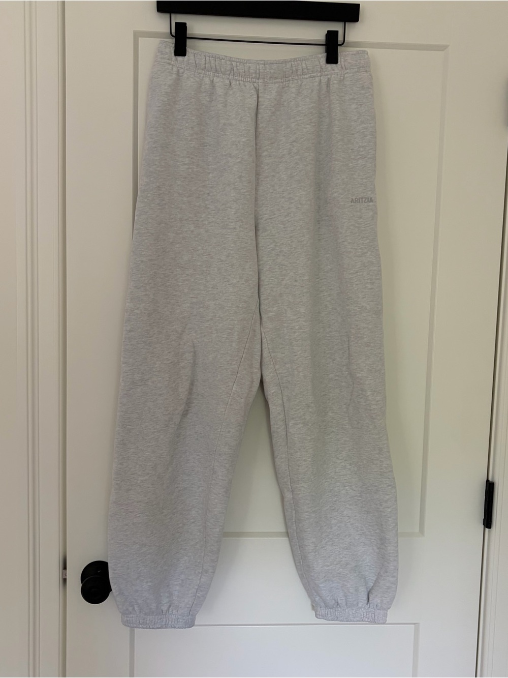 Aritzia Cozy Sweatfleece Mega Jogger Heather Cloud White Size M Tall